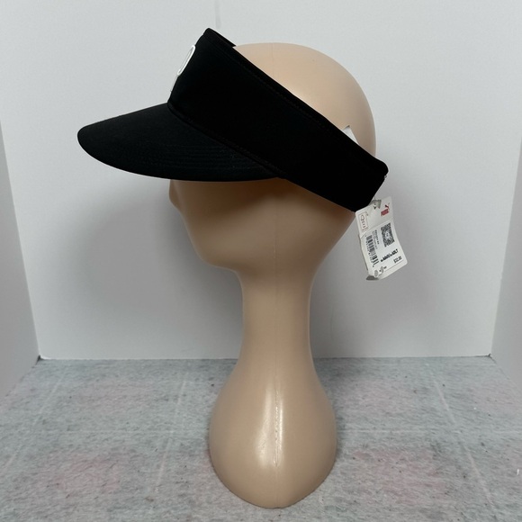 Puma Men’s “P” Adjustable Visor Black - Picture 3 of 5